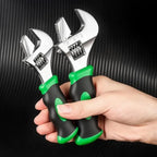 Short Handle Adjustable Wrench Mini Pipe Wrench Large — product photo 3 of 6