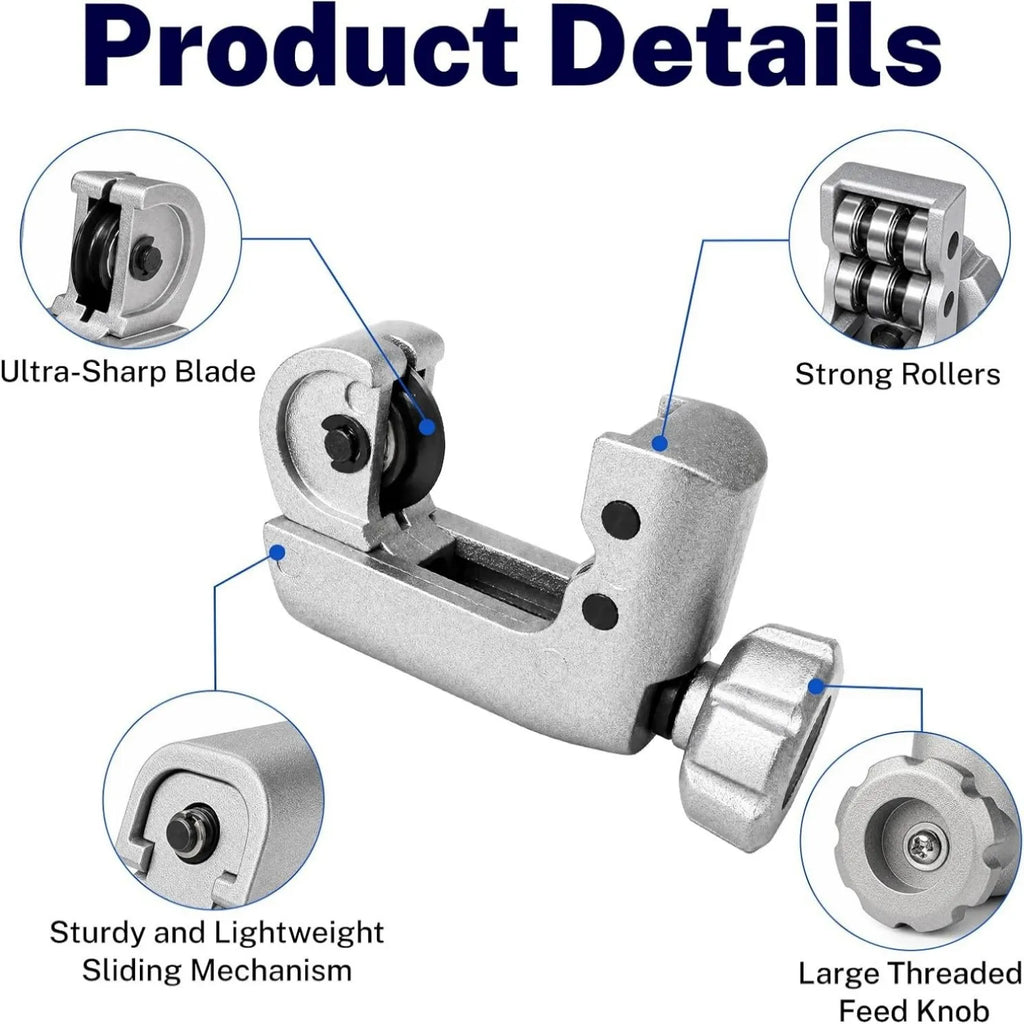 Plumbing Tubing Cutter Fits 1/8"to 3/4" Pipes Sharp — product photo 3 of 6