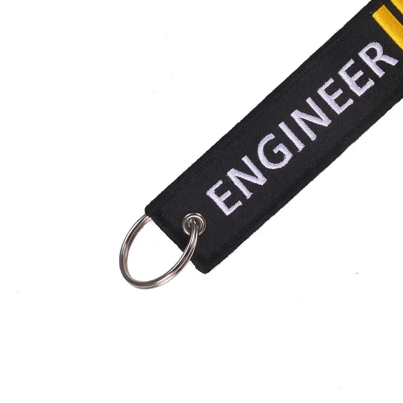 3PCS Engineer Embroidery Letter Motorcycles Key Chain and — product photo 4 of 6