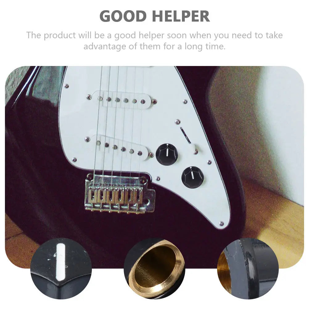 2 Pcs Guitar Accessory Knobs Electric Control Bass — product photo 3 of 6