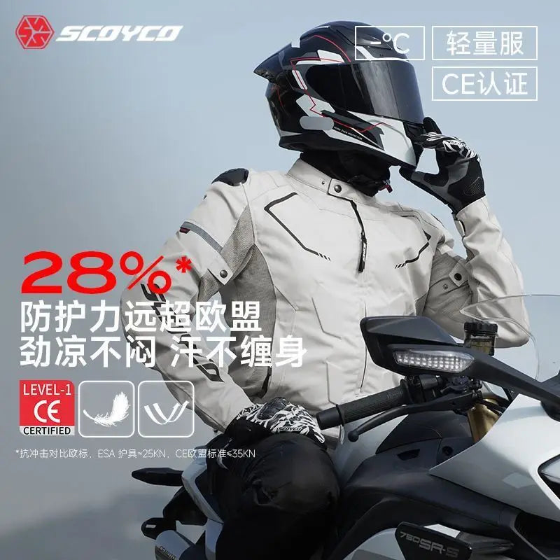 SCOYCO JK321 Motorcycle Jacket Summer Breathable Motorbike Rider — product photo 2 of 6