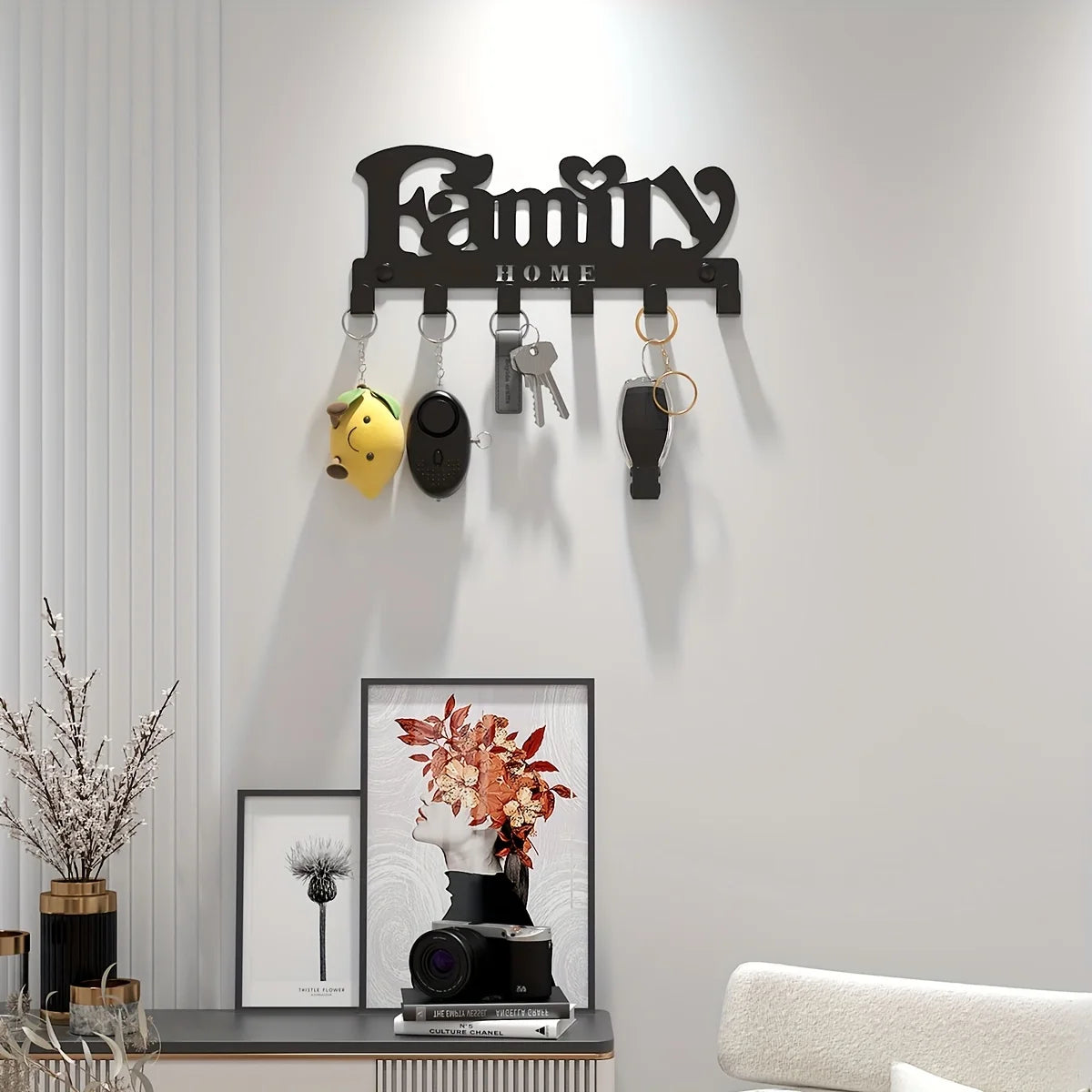 1PC Modern Metal Wall Mounted Coat Rack Hooks — product photo 4 of 6