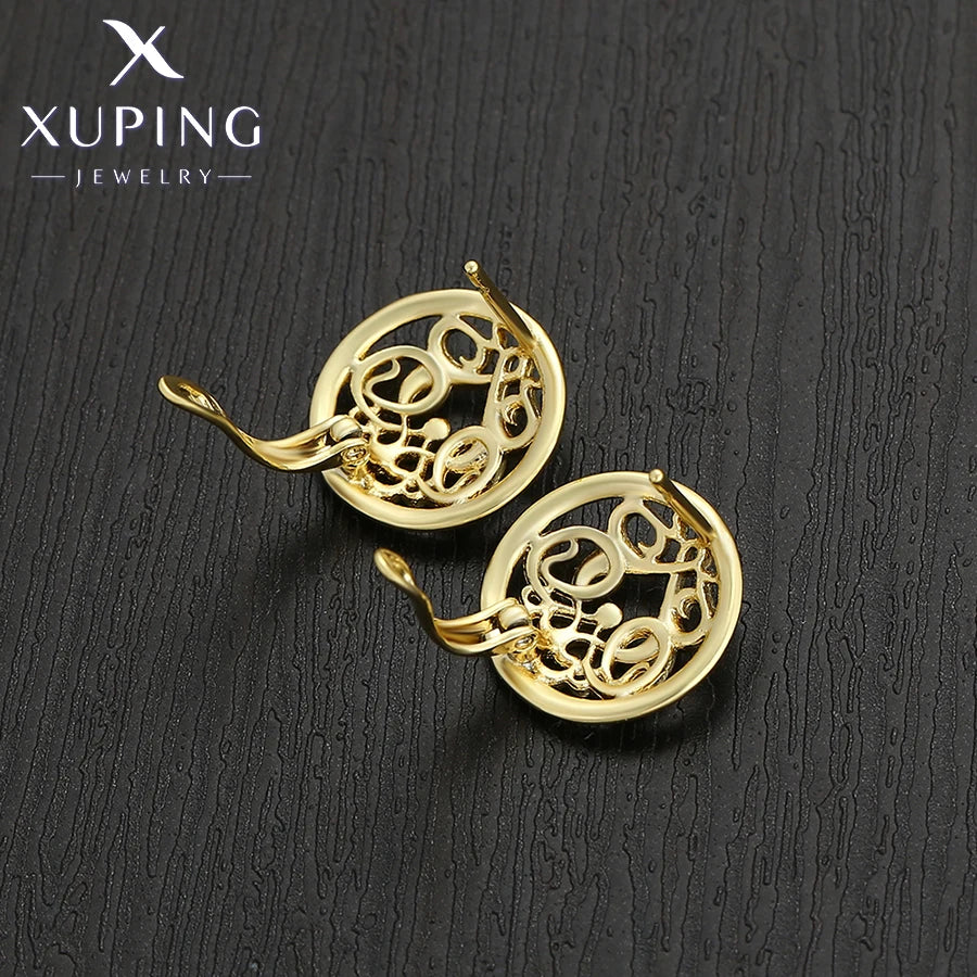 Xuping Jewelry Simple No Stone Light Gold Color — product photo 4 of 6