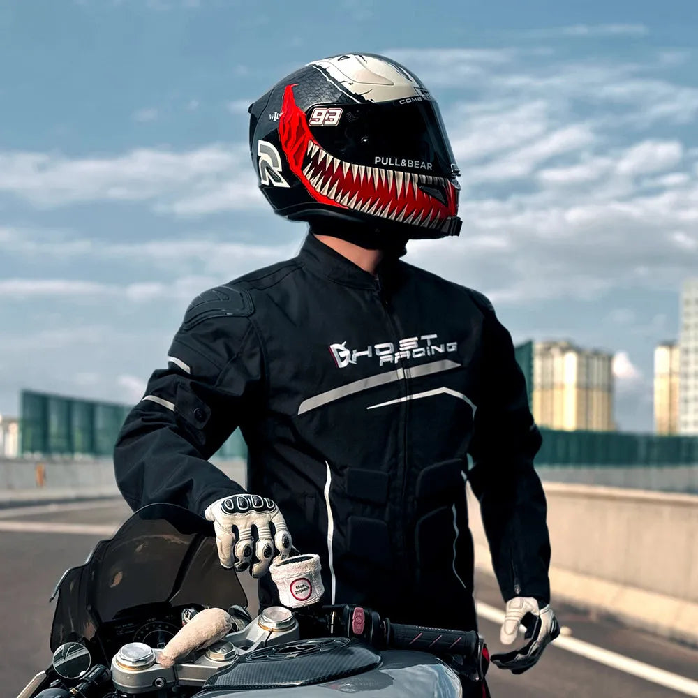 GHOST RACING Men Motorcycle Jacket Pants M-5XL Suit — main product photo