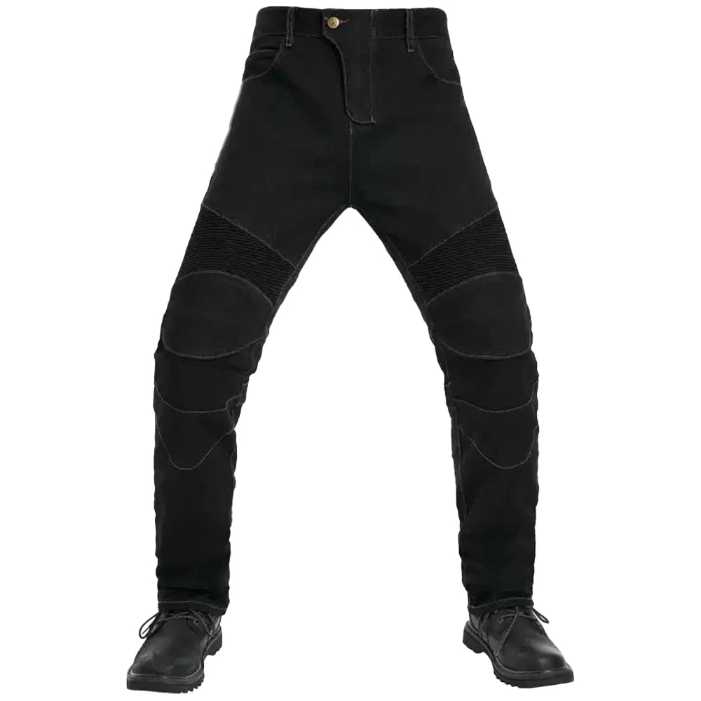Motorcycle Blue Pants Black Men Jeans Motocross Road — product photo 2 of 6