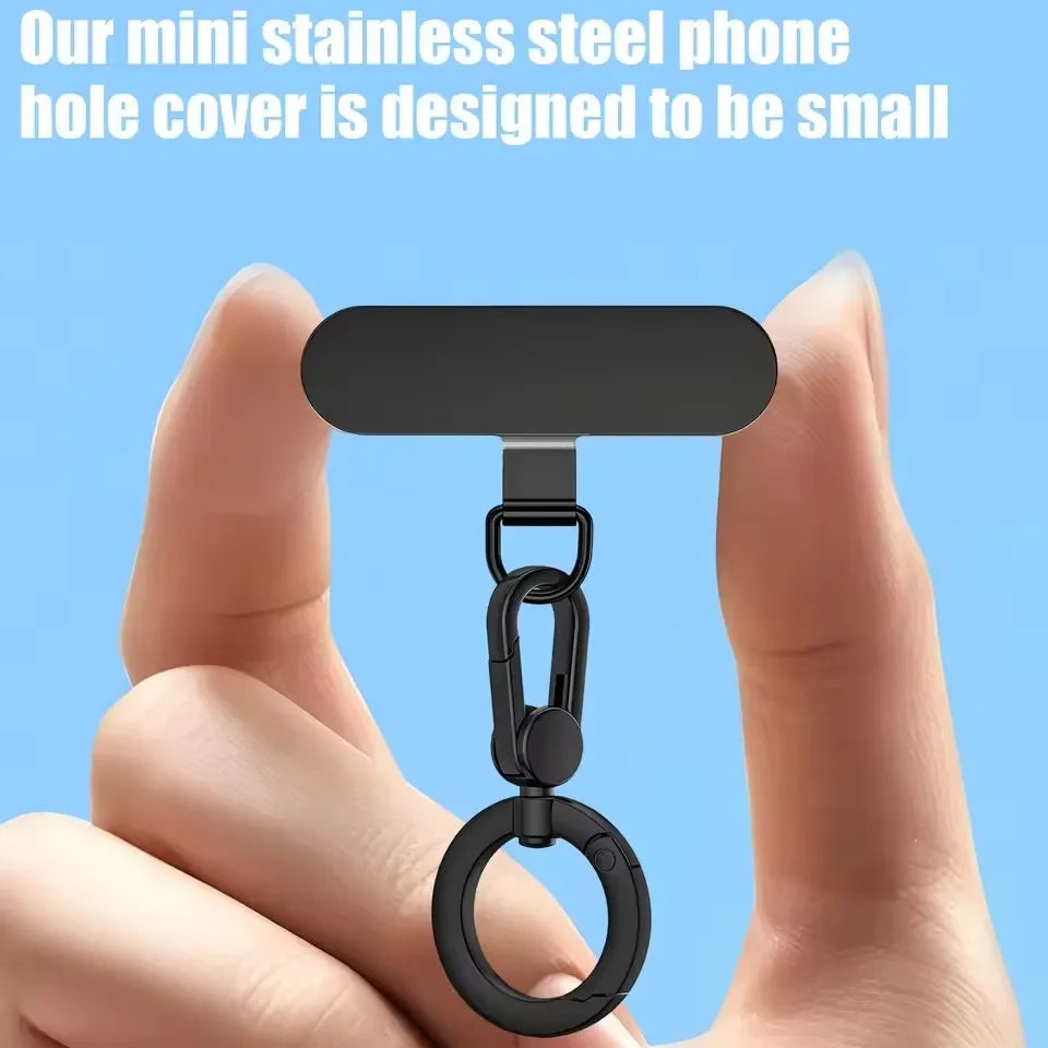 Rotatable Metal Buckle Phone Lanyard for Festival Concert — product photo 5 of 6