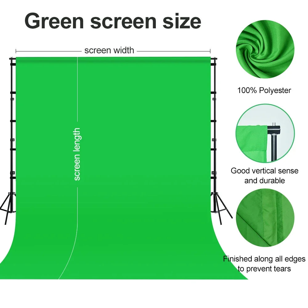 Green Screen Chromakey Cromakey Backdrops Cloth Photography Background — product photo 4 of 6