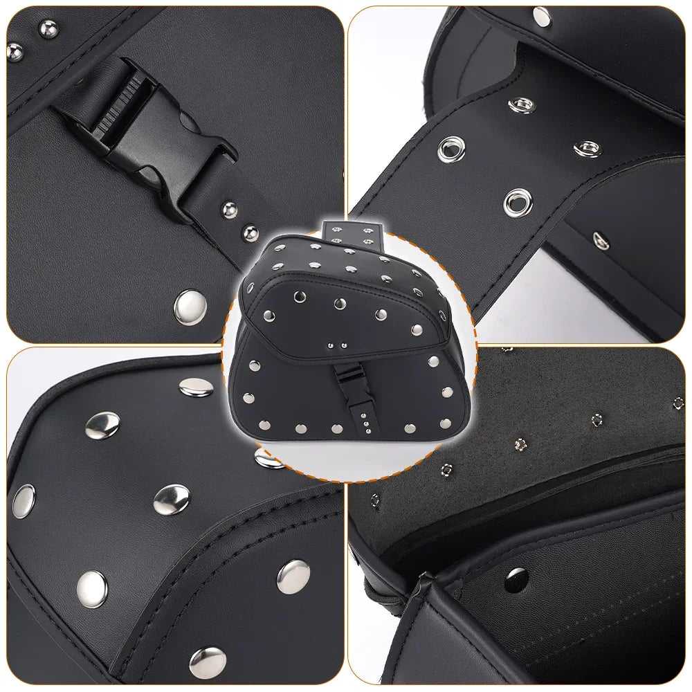 Universal Motorcycle SaddleBag Motorbike Side Bags Storage Tool — product photo 3 of 6