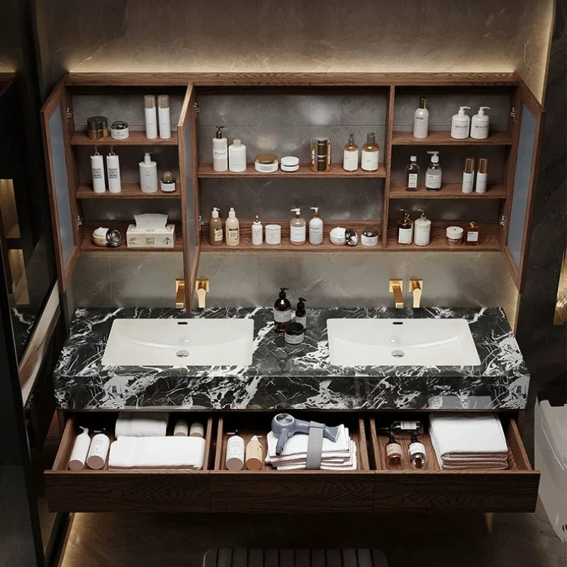 Luxury Hotel-Style Bathroom Vanity with Double Sinks Premium — product photo 5 of 6