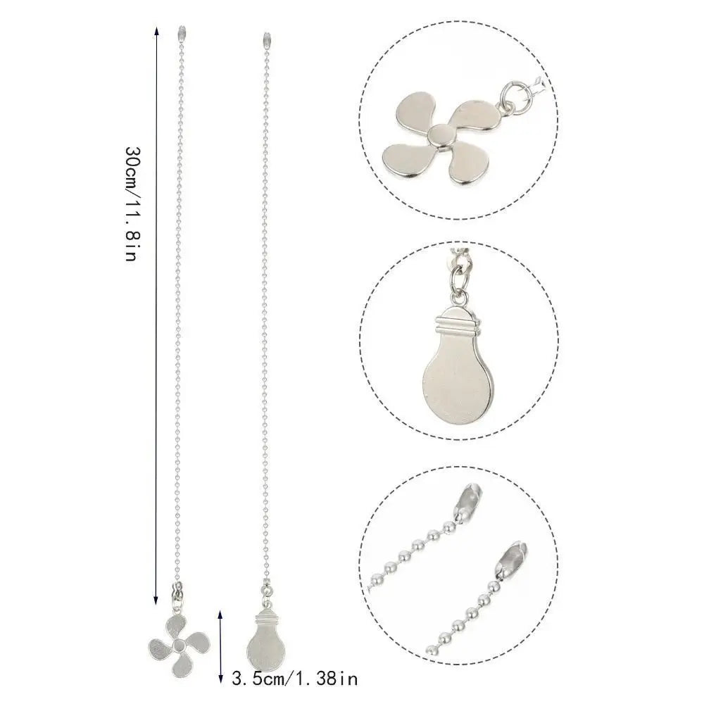 Fan Shape Ceiling Fan Pull Chain Light Shape — product photo 6 of 6