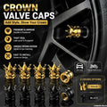 Crown Style Car Tire Valve Caps — main product photo