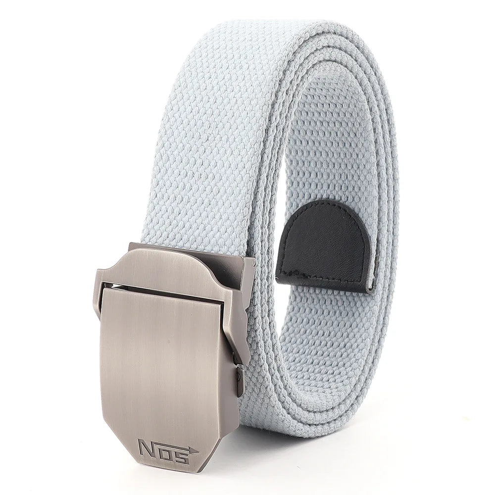 Men's 38mm Width Casual Canvas Belt 4mm Thick — product photo 6 of 6