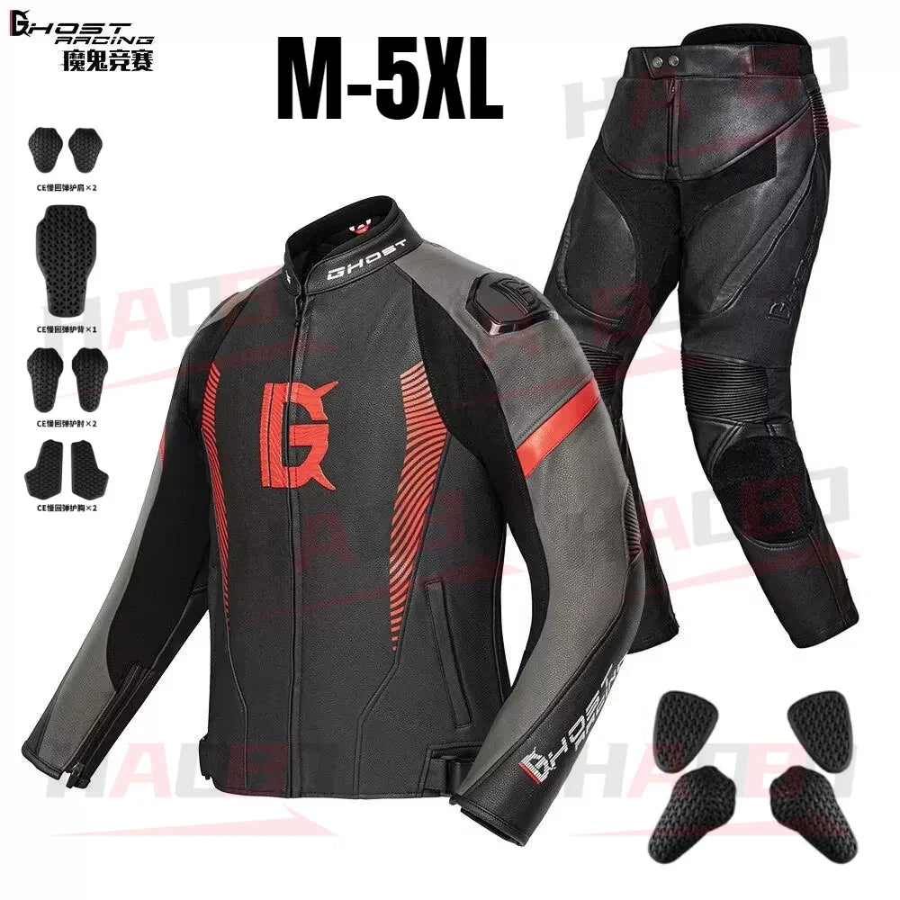 Men's All-Weather Waterproof PU Leather Motorcycle Jacket CE — main product photo