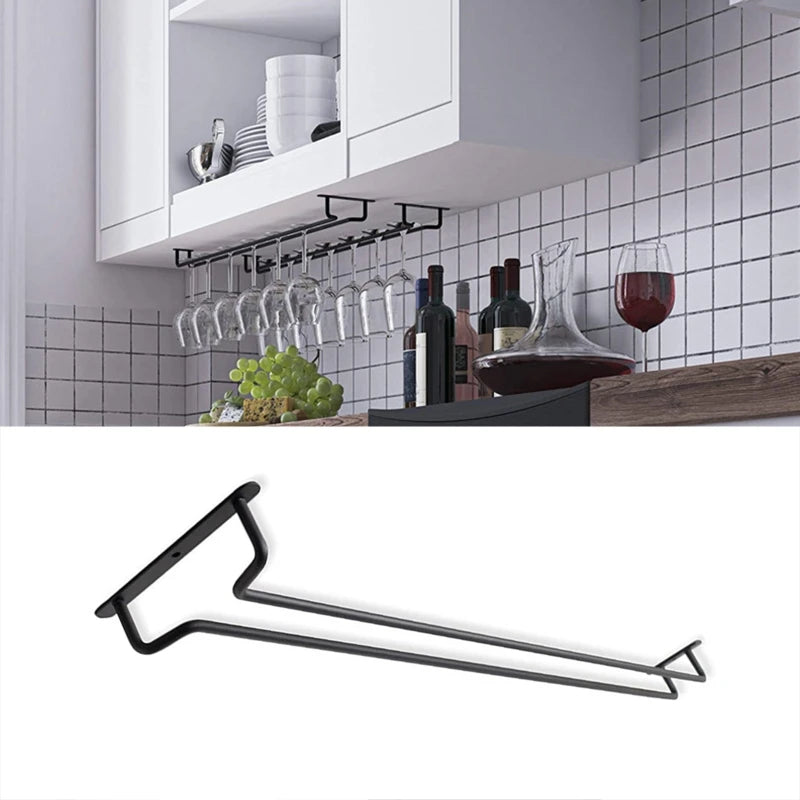 Furniture Useful Iron Wine Rack Glass Holder Hanging — product photo 3 of 6