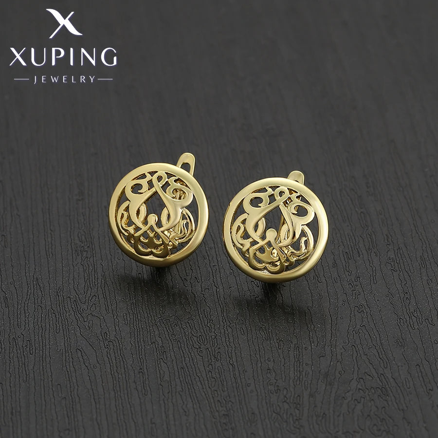 Xuping Jewelry Simple No Stone Light Gold Color — product photo 6 of 6