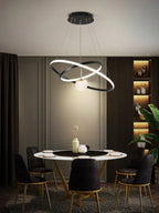 Modern Round LED Chandeliers for Living Room Dining — product photo 4 of 6