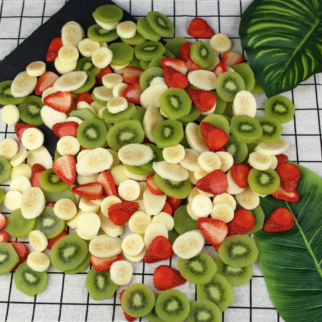 3pcs Fake Fruit Block Decor — main product photo