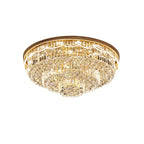 Dimmable LED Crystal Stainless Steel Lamparas De Techo — main product photo