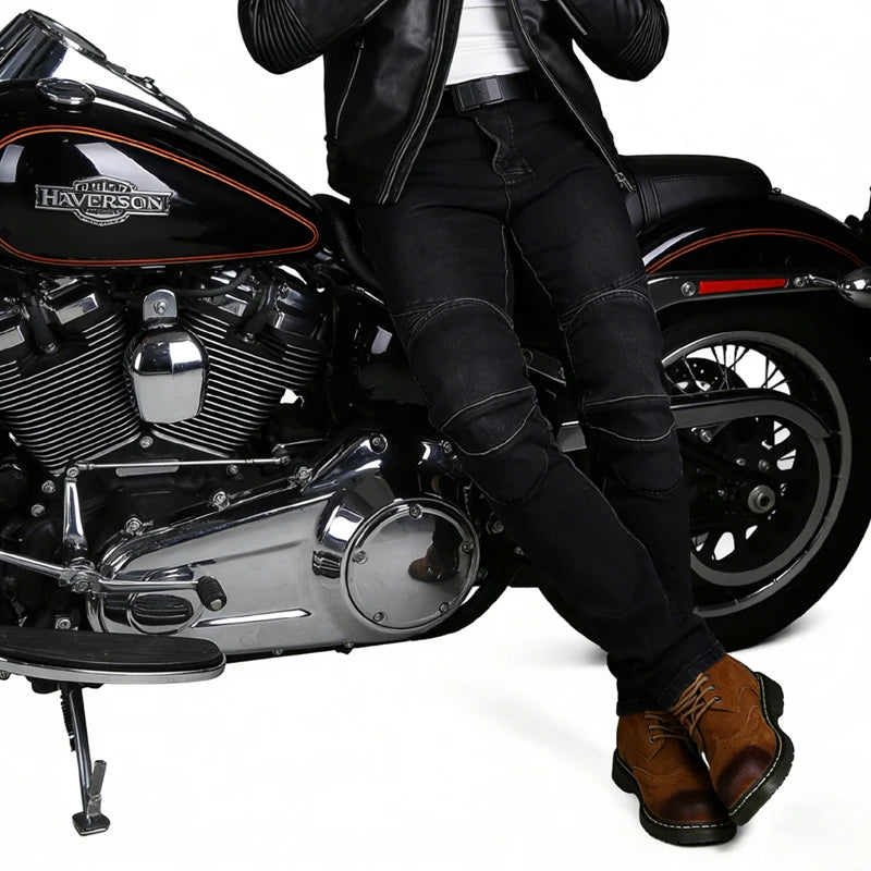 Kevlar Men Black Motorbike Dirt Bike Jeans Offroad — product photo 4 of 6