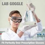 Industrial Grade Safety Goggles Anti Fog Clear Lens — product photo 3 of 4