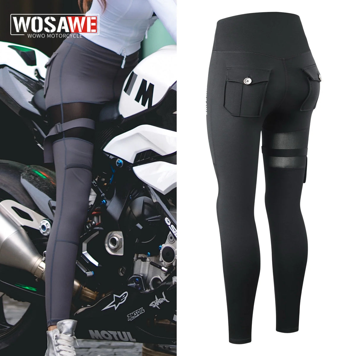 WOSAWE Summer Motorcycle Pants Outdoor Women Pants Motocross — main product photo