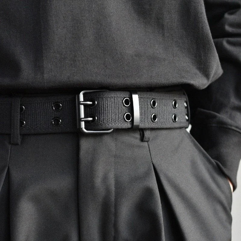 Men Belts Canvas Outdoor Belt Nylon Webbing Tactical