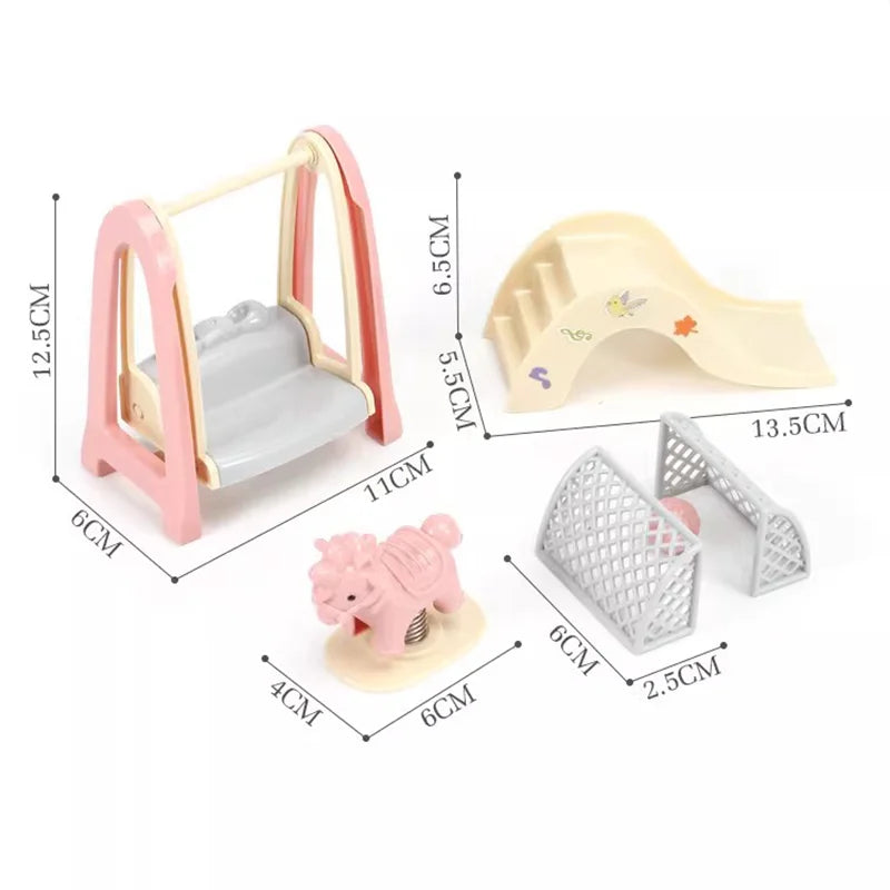Forest Animal Family Dollhouse Furniture 1/12 Miniature Toys — product photo 4 of 6