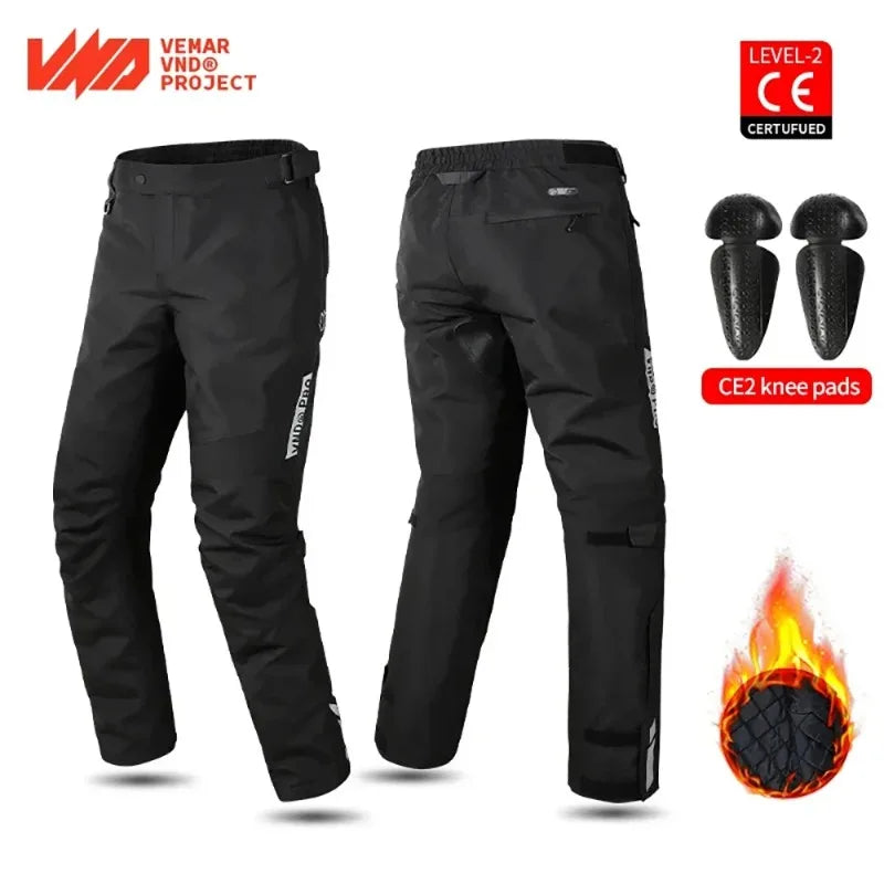 Winter Waterproof Motorcycle Overpants Quick Release Moto Pants — main product photo