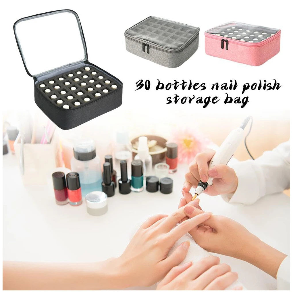 30 Grids Nail Polish Storage Bag Essential Oil — product photo 4 of 6