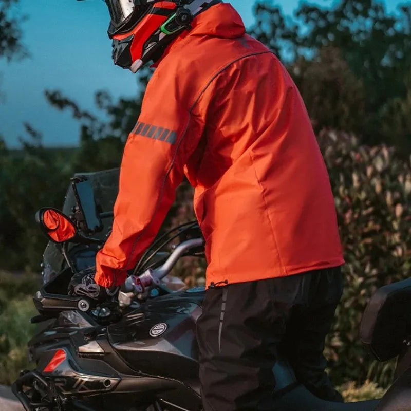 Unisex Motorcycle Rain Suit Jacket & Pants Heavy — product photo 6 of 6