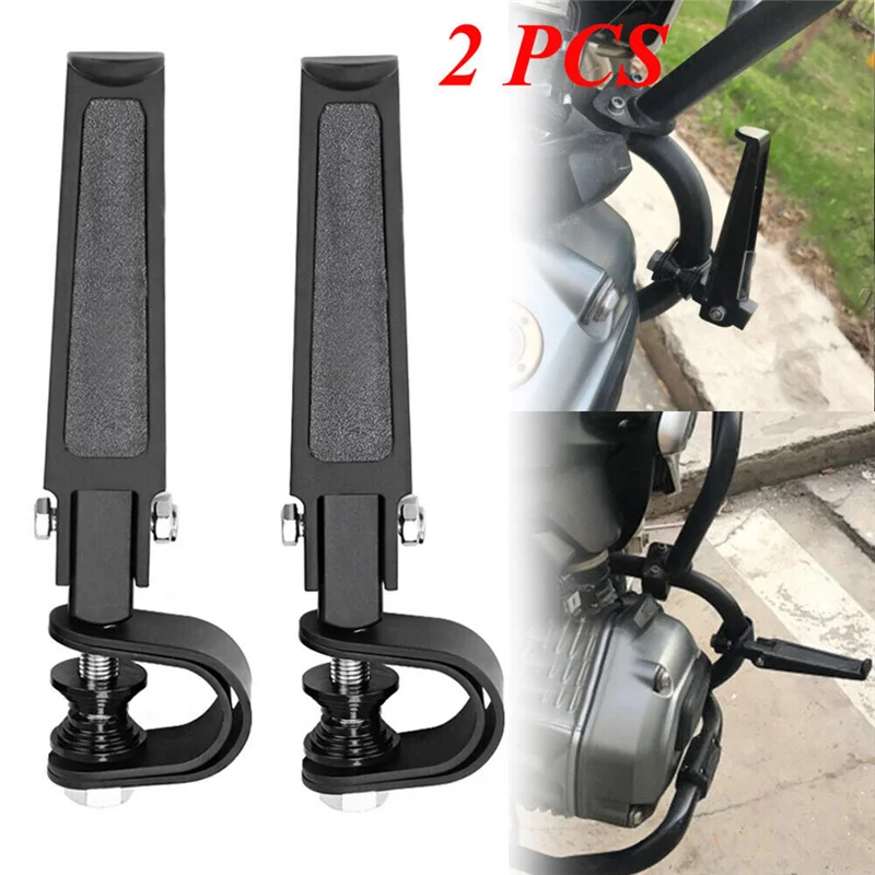 Folding Footrest Bumper for Harley-Davidson Honda Suzuki — product photo 3 of 6