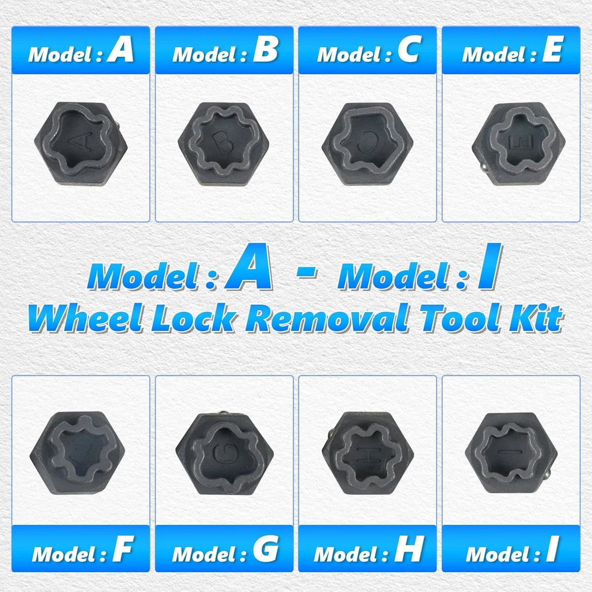 22Pcs Wheel Lock Nut Socket Set Anti-Theft Lug — product photo 2 of 6