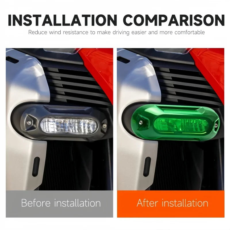 LED Auxiliary Light Protector Grille Cover — product photo 2 of 6