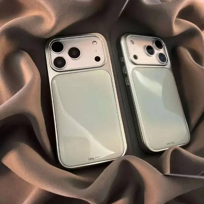 Korean Candy Color Electroplating Drip Glue Phone Case