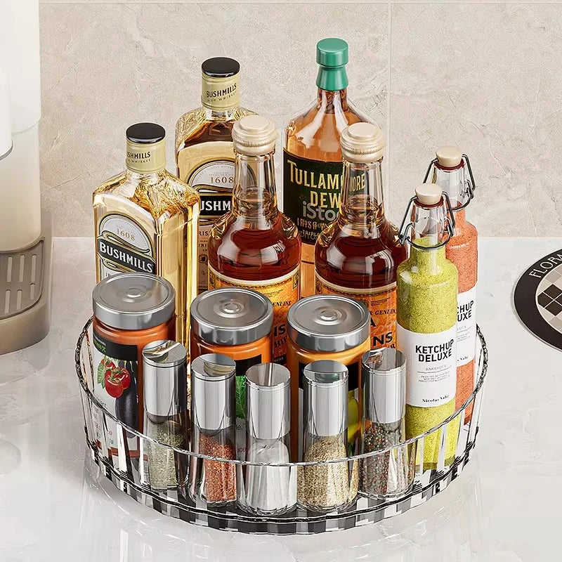 360° Rotating Lazy Susan Turntable Multi-Purpose Acrylic Spice — main product photo