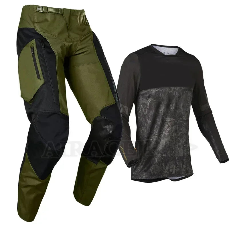 Motorcycle Downhill Combo Zip Pocket Protective Suit Motocross — main product photo
