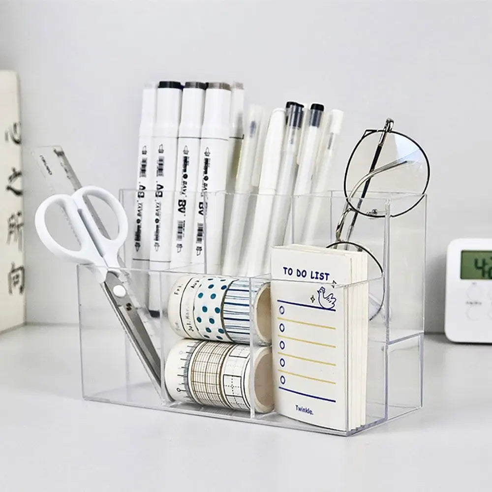 High Quality Acrylic Pen Holder 6 Grids Sorting — product photo 2 of 6