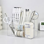 High Quality Acrylic Pen Holder 6 Grids Sorting — product photo 2 of 6