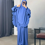 Eid Ramadan Abaya Khimar Set Muslim Women Prayer