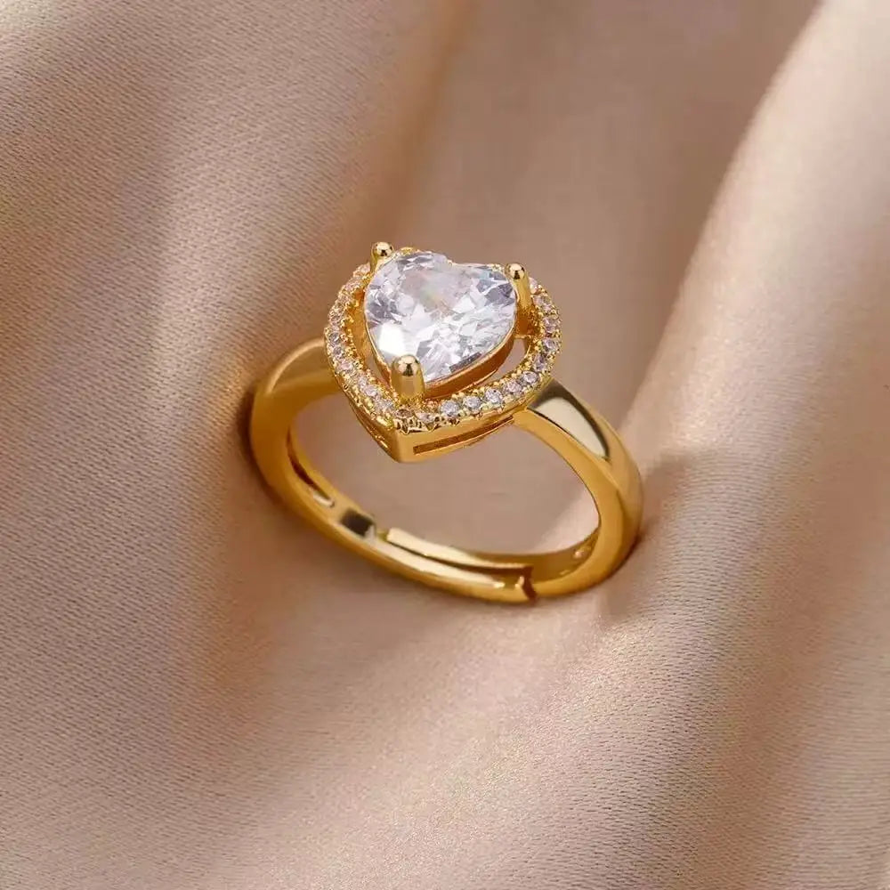 1PCS Fashionable and Exquisite Micro inlaid Zircon Love