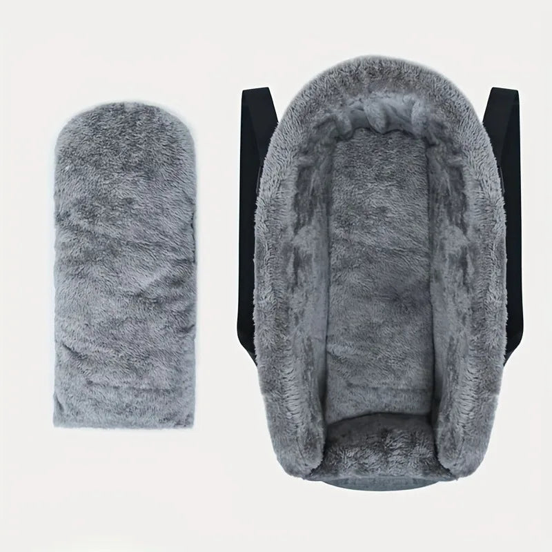 1pcs linen Fabric Pet Car Seat Mat Portable — product photo 4 of 6
