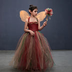 Girls Flower Fairy Dress Up Princess Dress With — main product photo