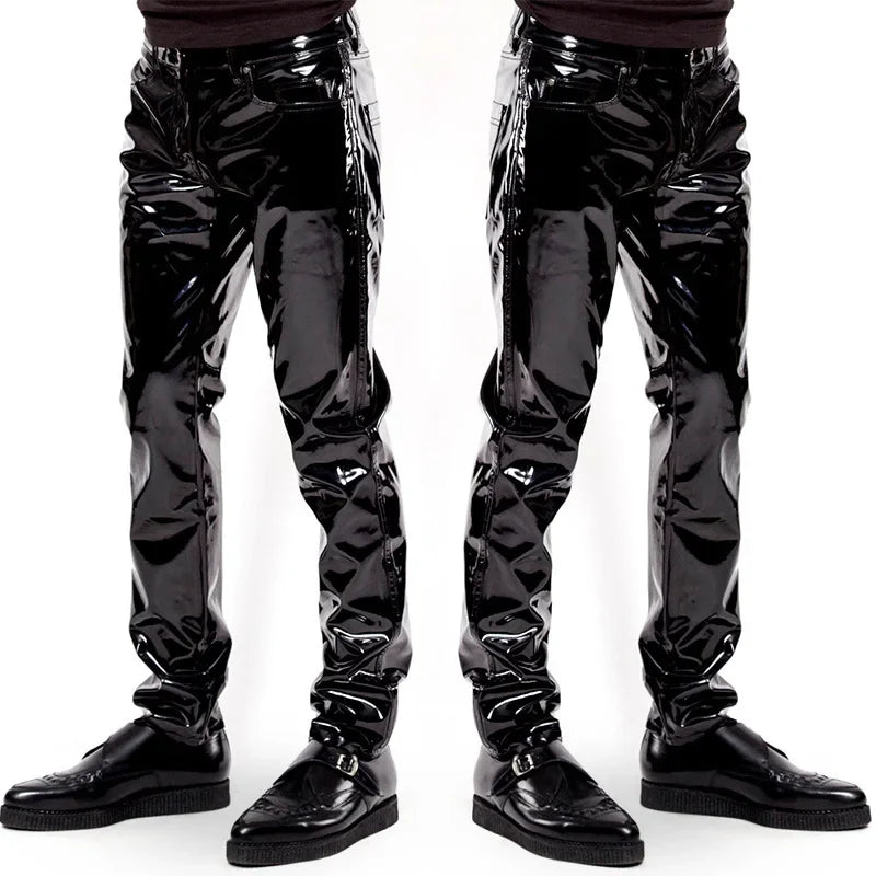Hot Sales Motorbike Men Sexy Black Wet Look — product photo 2 of 5