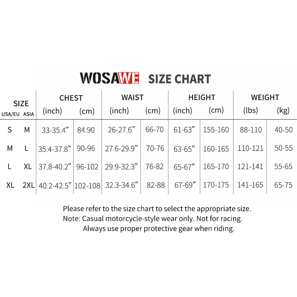 WOSAWE Women Motorcycle Jacket and Pants Suit with — product photo 6 of 6