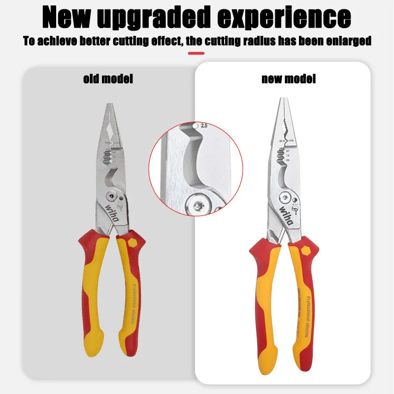 Wiha 8-in-1 Multifunctional Insulation Pliers — product photo 4 of 6