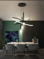 Modern Round LED Chandeliers for Living Room Dining — product photo 2 of 6