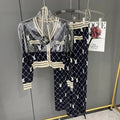 Autumn Knitted Women Suit Knitted Fashion Socialite V-neck — main product photo
