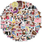 50Pcs Cartoon Gravity Falls Stickers Cute Anime Toys