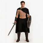 Roman Knight Spartan Cosplay Cloak Wristguard Costume Outfits — product photo 5 of 6