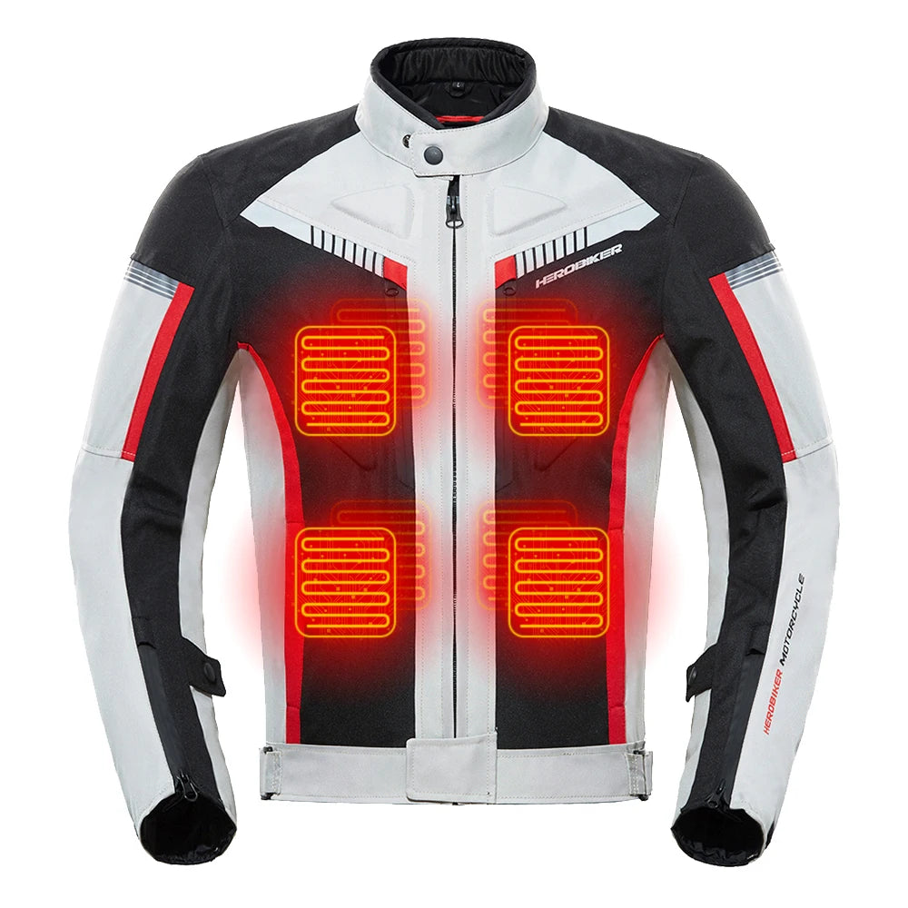 Winter Waterproof Motorcycle Jacket Windproof Moto Protection Motorbike — product photo 3 of 4